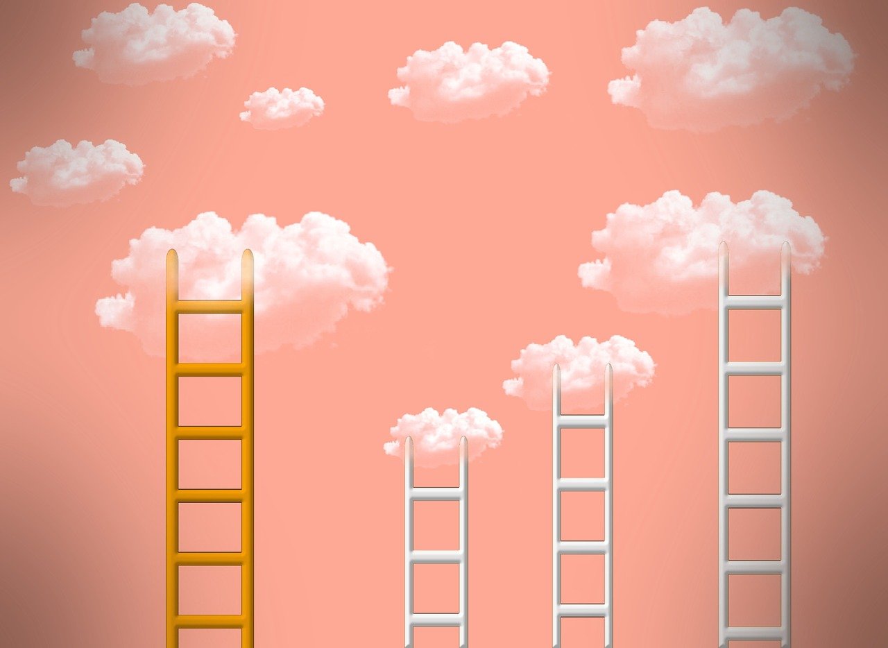 ladder, success, successful
